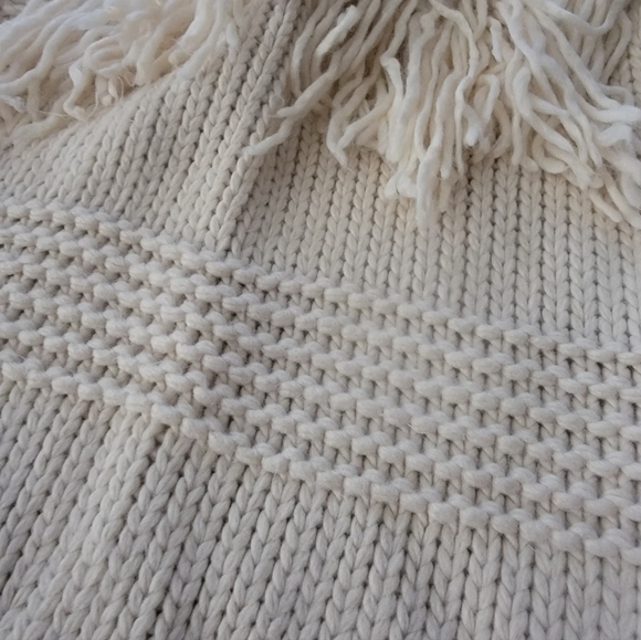 12th Tribe Sunny Fringe Cardigan | Beige | Size M - Picture 5 of 8